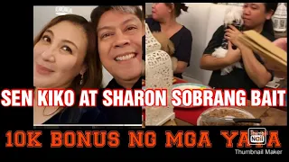 MEGASTAR SHARON AT SEN KIKO NAMIGAY NG TIG SAMPUNG LIBO NA BONUS SA KANILANG MGA KASAMA SA BAHAY