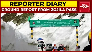 Ground Report From Zojila Pass That Connects Ladakh From Other Regions Of Nation | Reporter Diary