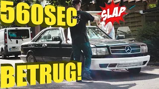 PROJEKTAUFGABE? - BETROGEN beim 560SEC ist er echt? - Mercedes W126