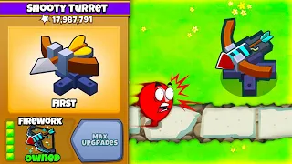 We gave Geraldo's Turret it's OWN Upgrades! (Modded BTD 6)