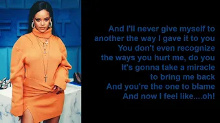 Rehab by Rihanna (Lyrics)