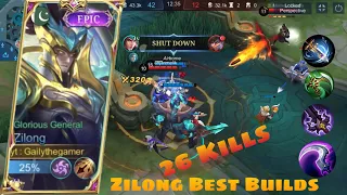 AUTO MANIAC!! New Buffed Zilong is Crazy with New Build!! - Build Top 1 Global Zilong ~ MLBB