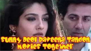 Sunny Deol Raveena Tandon Movies Together : Bollywood Films List 🎥 🎬