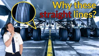 WHY do AIRPLANE TIRES have a STRAIGHT LINE PROFILE??? Explained by CAPTAIN JOE