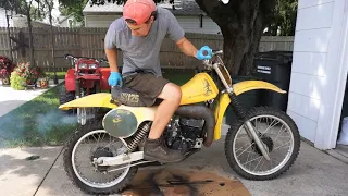 Will It Start After Sitting 15 Years? $100 Suzuki Rm 125 Dirt Bike