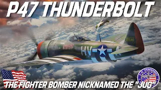 P-47 Thunderbolt Aircraft | Republic's Fighter Aircraft Nicknamed "The Jug" | Upscaled Documentary