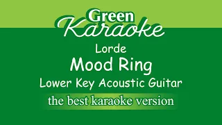 Lorde - Mood Ring (Male Karaoke) Acoustic Version
