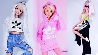 DIY Barbie: ADIDAS Fashion Clothes Compilation