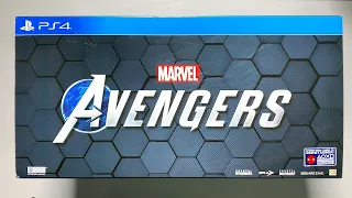 Marvel Avengers Collectors Edition PS4 Unboxing