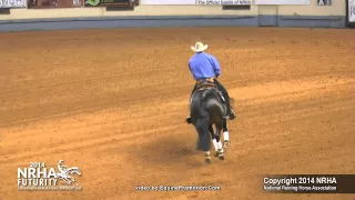 Little Rooster Spark ridden by Peter Defreitas-2014 NRHA Futurity (Open Futurity - Semi Finals)