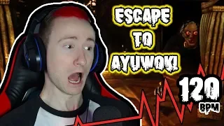 MICHAEL JACKSON horror game reaction - Escape the ayuwoki scary moments