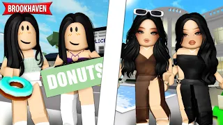 AS IRMÃS FICARAM RICAS VENDENDO DONUTS | Historinhas Brookhaven RP | Roblox