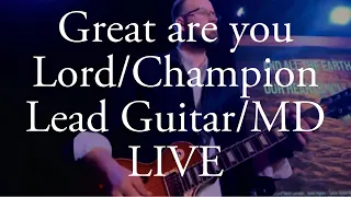 Great Are You Lord/Champion // Bethel - LIVE In-Ear mix ( Lead guitar/MD)