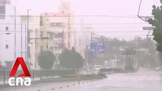 Typhoon Khanun kills two in Japan's Okinawa, forecast to make U-turn