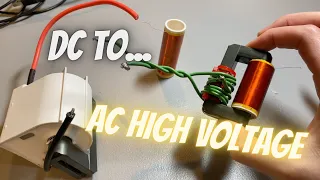 Easiest way to make an AC flyback transformer