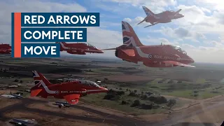 Red Arrows settle into new home at RAF Waddington