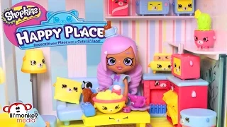 Shopkins Happy Places Collection!  Watch The Shoppies Set Up The House!