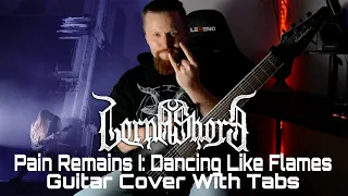 Lorna Shore - Pain Remains I: Dancing Like Flames ( Guitarcover with on screen tabs )