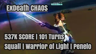 DFFOO GL: Exdeath CHAOS (Squall, Warrior of Light, Penelo)