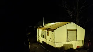 2020 Deer Camp in Pennsylvania in an Ozark Trail Wall Tent