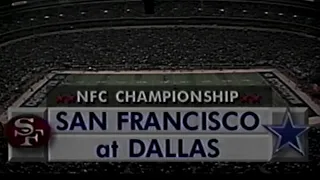 1993 NFC Championship 49ers vs Cowboys Highlights (CBS Intro)