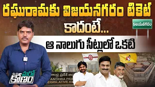 రఘురామకు విజయనగరం టికెట్ | Marokonam Analysis on Raghu Rama Krishnam Raju Seat | TDP | Janasena