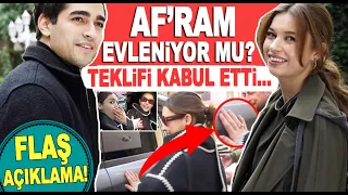 Afra Saraçoğlu yüzüğü taktı, mesajı verdi! Afra Saraçoğlu Mert Ramazan Demir evleniyor mu?