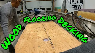 DIY Wood Decking & Flooring on Aluminum Boat {Bass Tracker Pro 17 Rehab Project}