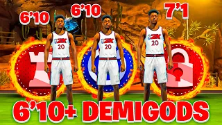 6'10+ DEMIGOD LINE UP IS GAMEBREAKING IN NBA 2K23