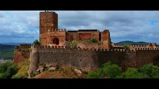 CASTILLO DE ALCONCHEL, CASTILLO DE MIRAFLORES.  BADAJOZ, EXTREMADURA.