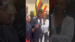 H.E PRESIDENT BOBI WINE ARRIVES IN THE UK FOR HIS CONCERT TOMORROW