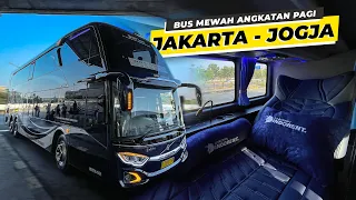 450 Ribu Naik Bus Tingkat Terbaru "First Class" Jakarta - Yogyakarta UNICORN INDORENT