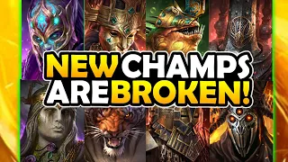 SO GOOD! BRAND NEW *BROKEN* CHAMPIONS ADDED TO THE GAME !| RAID SHADOW LEGENDS