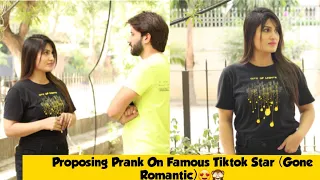 Proposing Prank On Famous Tiktok Star (Turns into date) | Adil Anwar