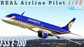 FSS E190 | KMKE-KDCA | Real E190 Pilot | iniBuilds KMKE | Friday Night Ops | #msfs2020 #embraer