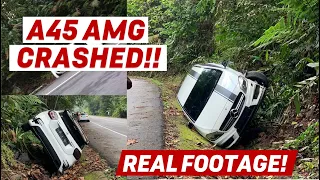 MERCEDES A45 AMG CRASH AT ULU YAM!! 5 BENDA ANDA PERLU BUAT JIKA KEMALANGAN