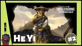 KILLING HUANG ZU - Total War: Three Kingdoms - The Furious Wild- He Yi Let’s Play 2