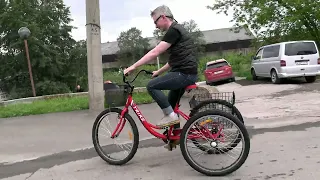 Велосипед грузовой 3х колесный, 26" DELTA TRIKE. Обзор.