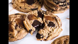 Browned Butter Toffee Cookies