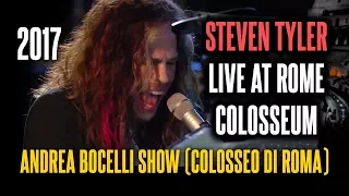 Steven Tyler Live at Rome Colosseum - Andrea Bocelli Show (Colosseo di Roma)