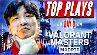 TOP PLAYS from Day 3 of VCT Masters Madrid | VALORANT