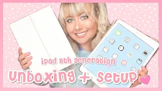 IPAD 8TH GENERATION UNBOXING + SETTING UP 2021 (HOW TO SET UP NEW IPAD 2021) *STEP BY STEP*