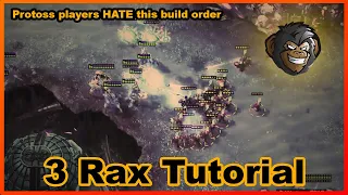 Very Powerful 3 Rax Attack | Terran Build Order Guide (2021)