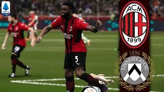 Udinese v AC Milan / Serie A 21/22 / PES 22 gameplay