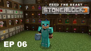 Stoneblock 3 - Episode 06 - Chickens! 🐔 And chance cubes 🎲