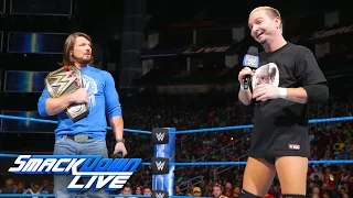 Ambrose interrupts Styles to hit Ellsworth with Dirty Deeds: SmackDown LIVE, Dec. 6, 2016