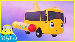 Buster the Rocket Bus | Go Buster | Baby Cartoons | Kids Videos | ABCs and 123s