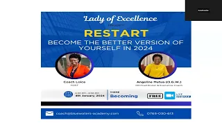 RESTART:BECOME THE NEXT BETTER VERSION OF YOURSELF IN 2024 #newbeginnings #bestversionofyou#restart