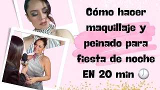 Cómo hacer un maquillaje y peinado express para lucir espectacular en minutos⏱️👈🏼