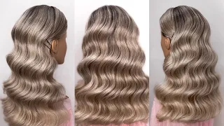 Hollywood wave . Step by step curls tutorial 2023